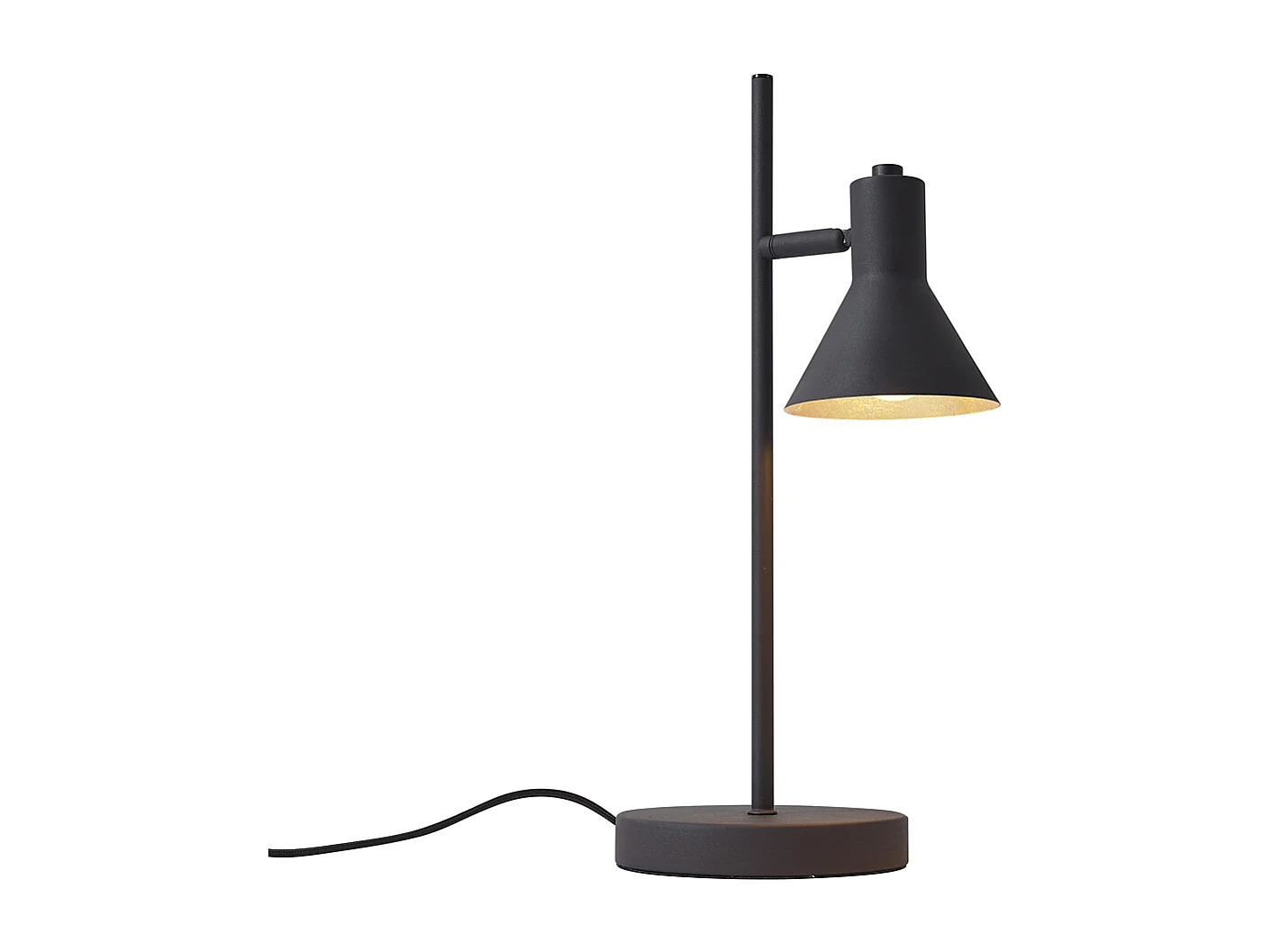 Lampe de table moderne noire avec or 1 lumière - Magno
