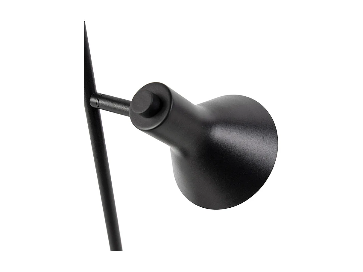 Lampe de table moderne noire avec or 1 lumière - Magno