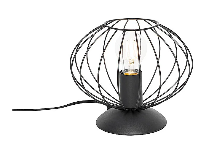 Lampe de table industrielle noire - Margarita