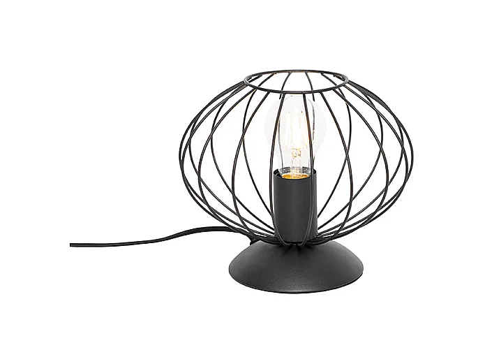 Lampe de table industrielle noire - Margarita