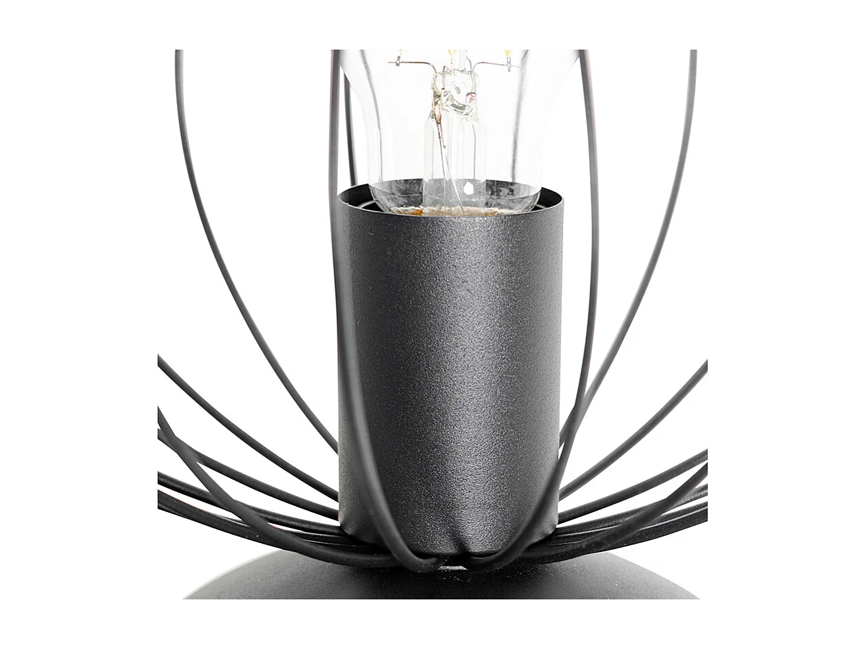 Lampe de table industrielle noire - Margarita