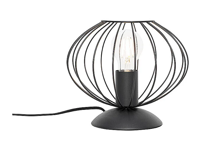 Lampe de table industrielle noire - Margarita