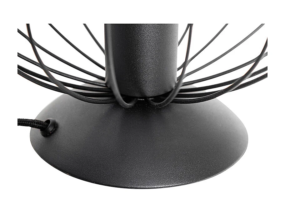 Lampe de table industrielle noire - Margarita