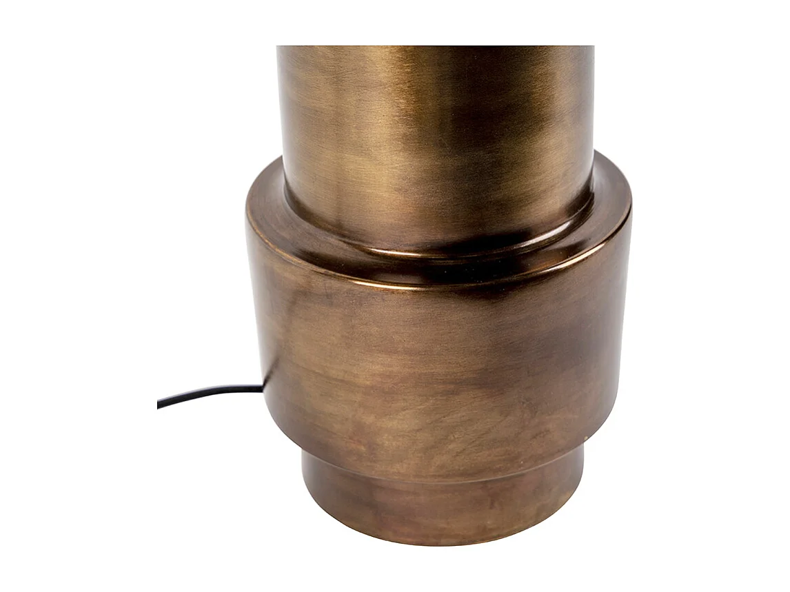 Lampe de table Art Deco avec abat-jour blanc 50 cm - Bruut