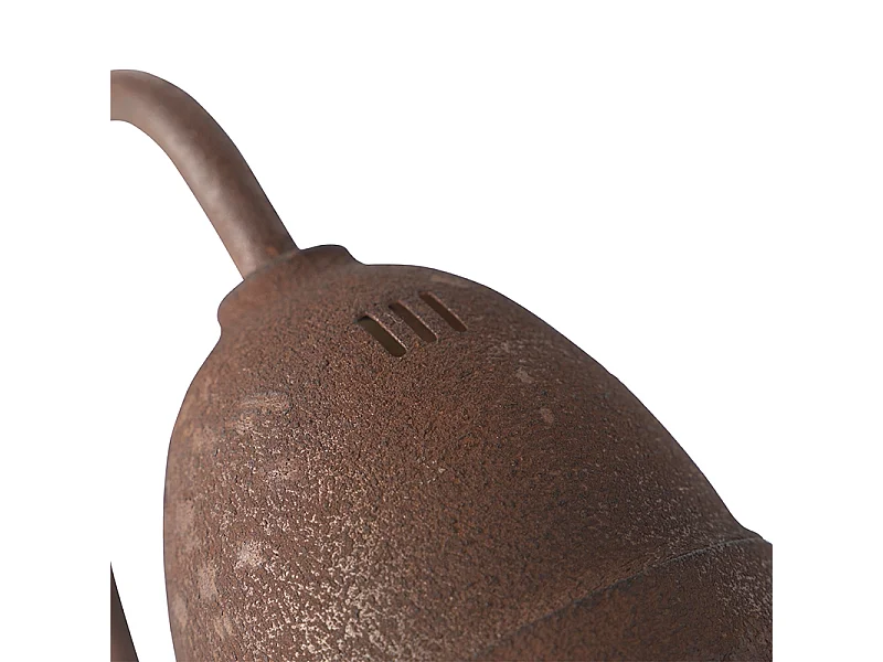 Lampe de table rustique brun rouille - Rax