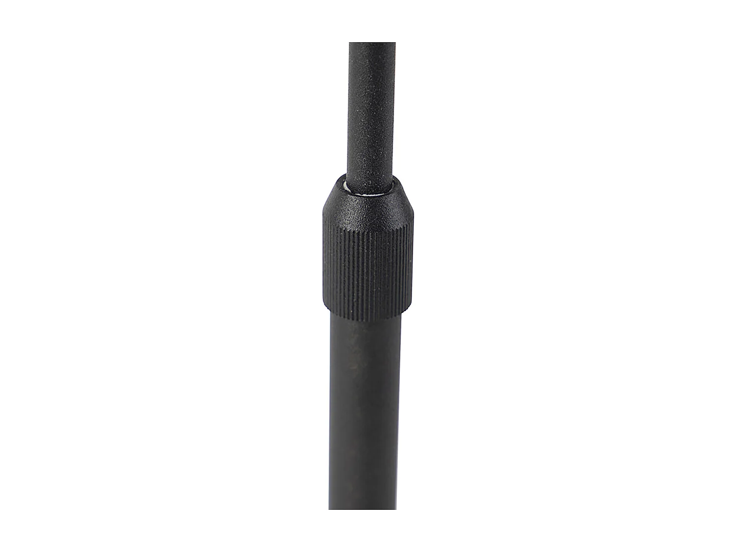 Lampe de table noire réglable avec abat-jour marron clair 35 cm - Parte