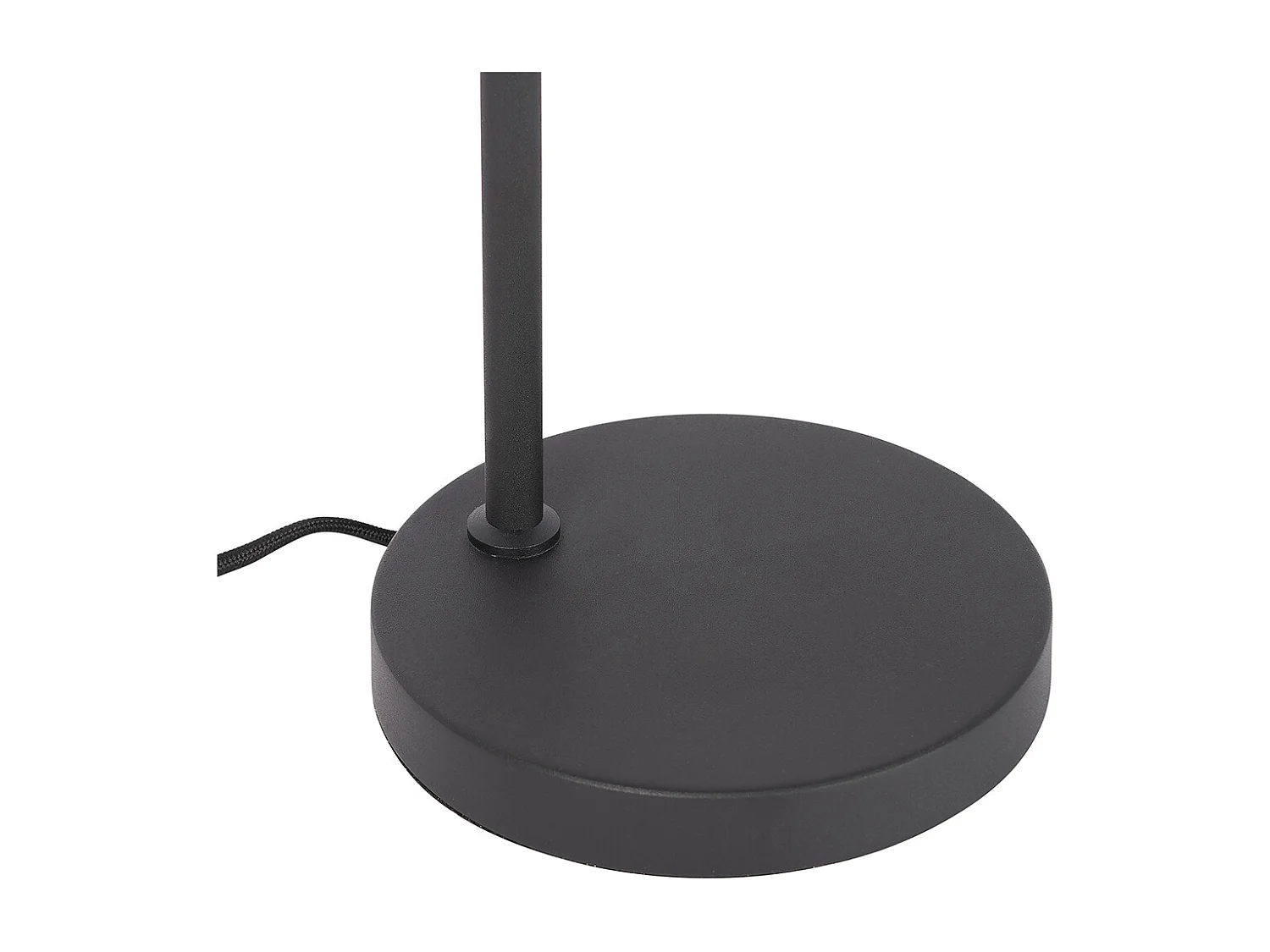 Lampe de table Art déco noire et verre fumé - Flore