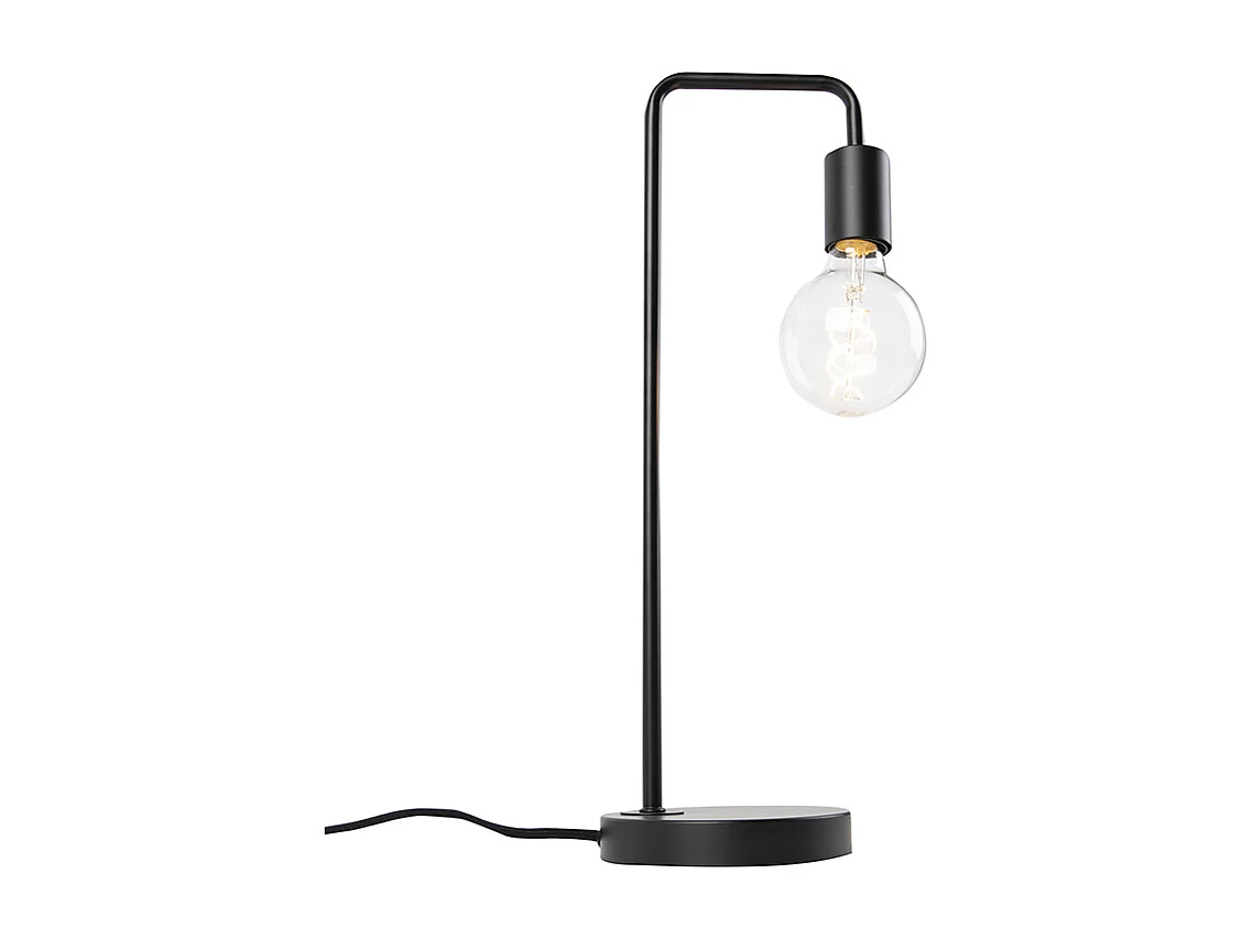 Lampe de table moderne noire - Facil