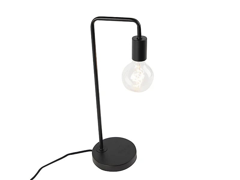 Lampe de table moderne noire - Facil