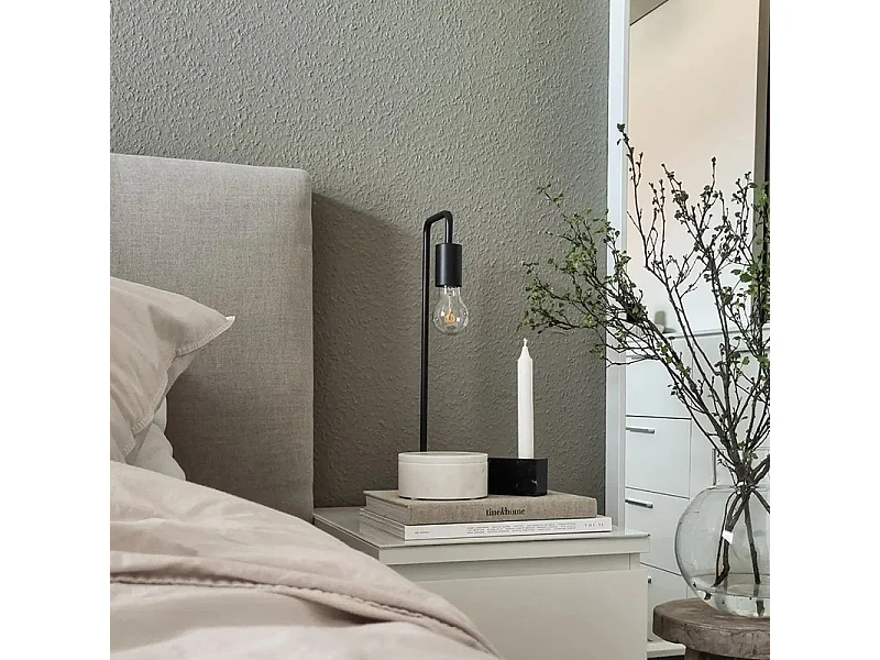 Lampe de table moderne noire - Facil