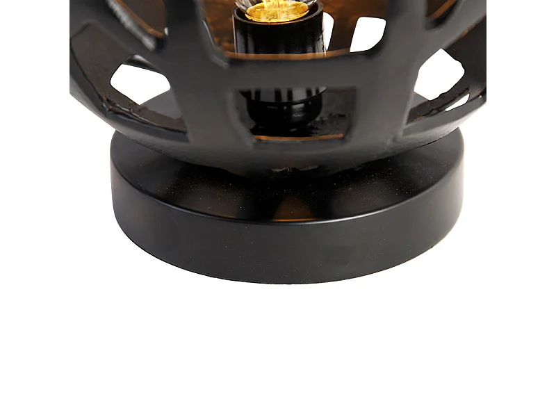 Lampe de table industrielle noire - Bobby