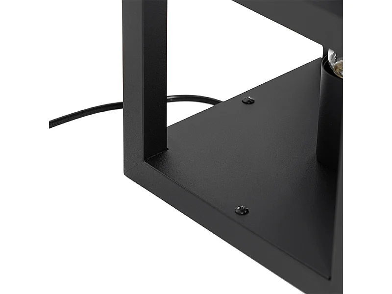 Lampe de table industrielle noire - Cage Rack