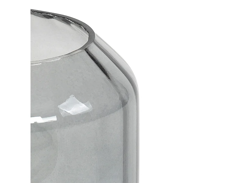 Lampe de table design en laiton avec verre fumé - Stiklo