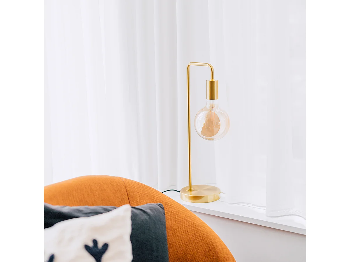 Lampe à poser Art Déco laiton - Facil