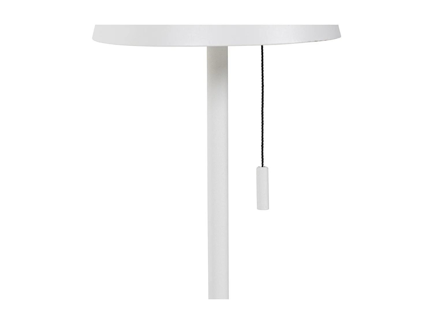 Lampe de table d'extérieur blanche avec LED dimmable en 3 étapes rechargeable et solaire - Ferre