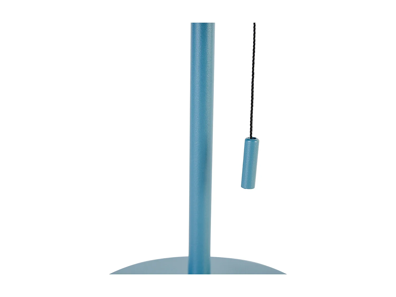 Lampe de table d'extérieur bleue avec LED 3 niveaux de luminosité, rechargeable et solaire - Ferre