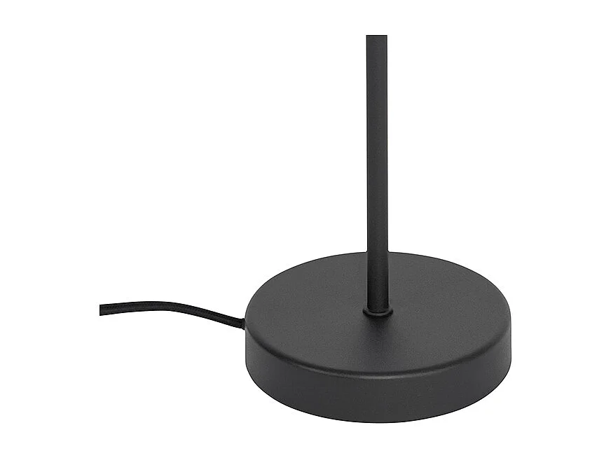 Lampe de table moderne noire avec or - Elif