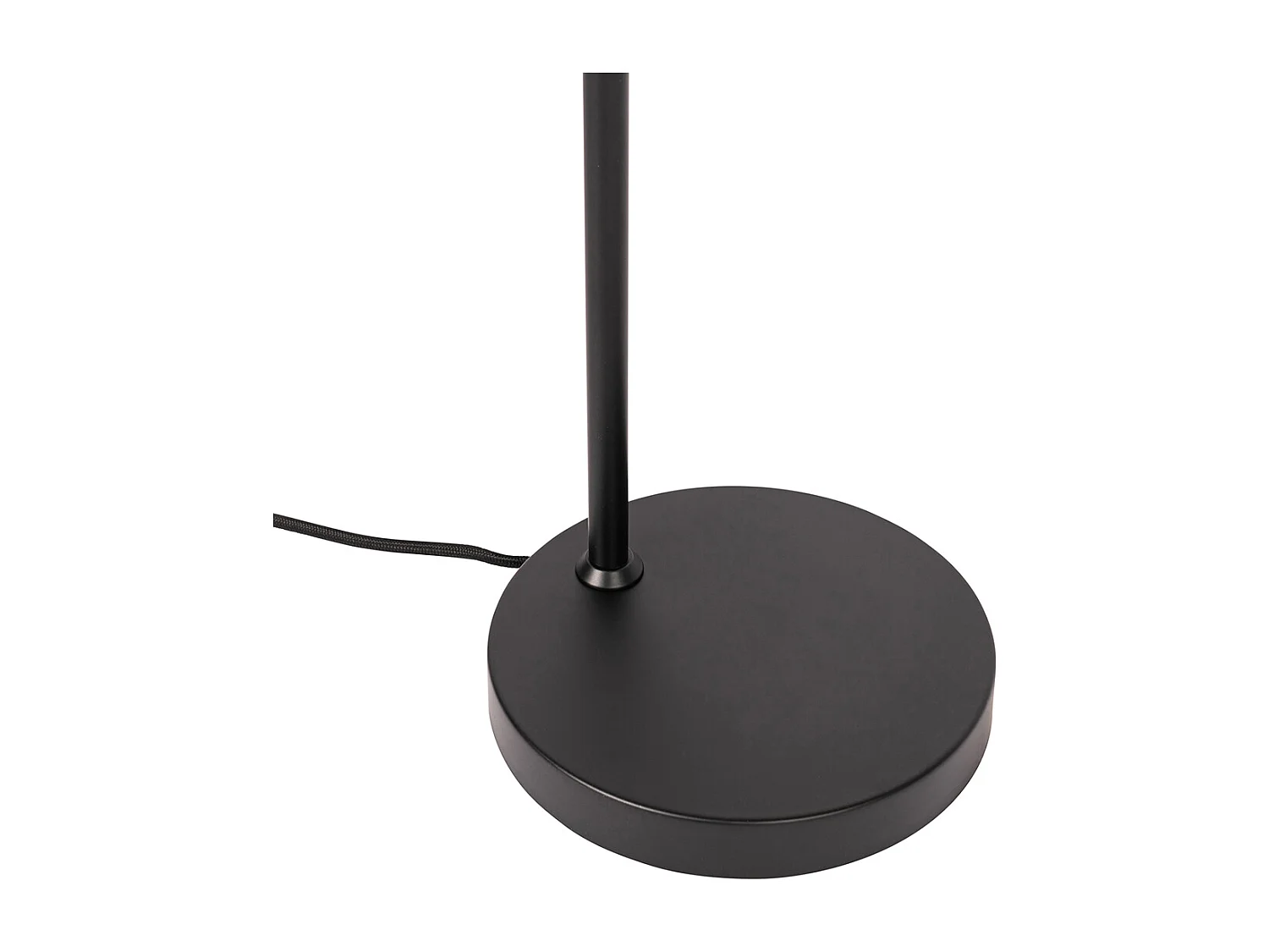 Lampe de table design noire avec verre laiton et ambré - Zuzanna