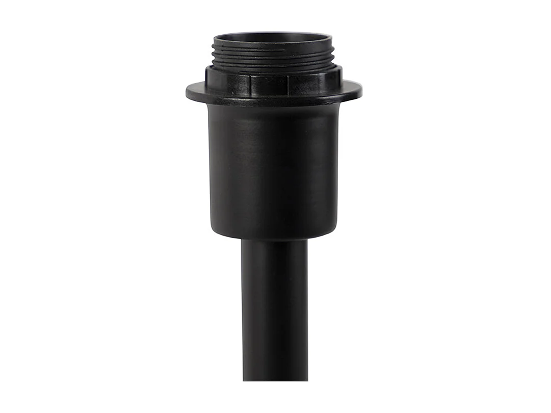 Lampe de table moderne noire sans abat-jour - Simplo