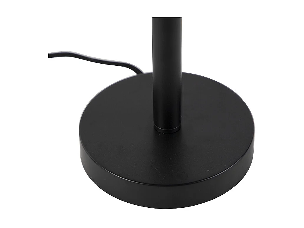 Lampe de table moderne noire sans abat-jour - Simplo