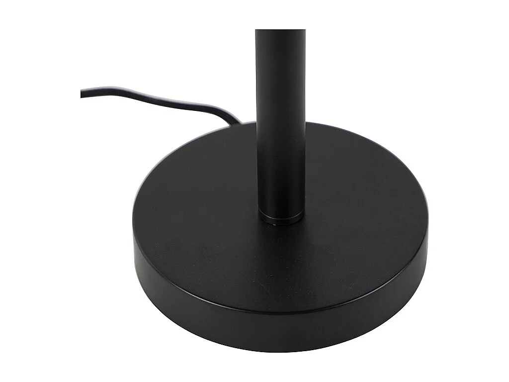 Lampe de table moderne noire sans abat-jour - Simplo