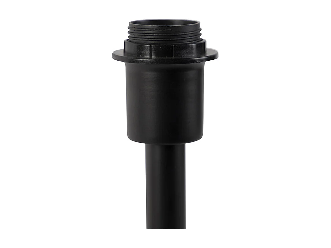 Lampe de table moderne noire sans abat-jour - Simplo