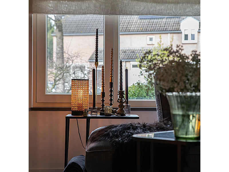 Lampe de table rustique en rotin - Kata