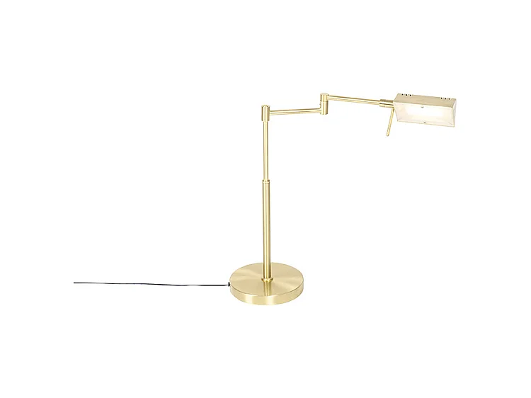 Lampe de table design or avec LED avec variateur tactile - Notia