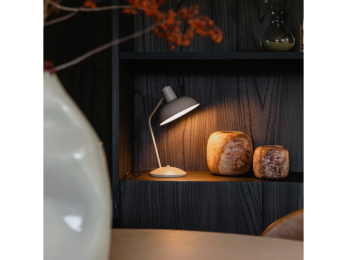 Lampe de table rétro beige - Milou