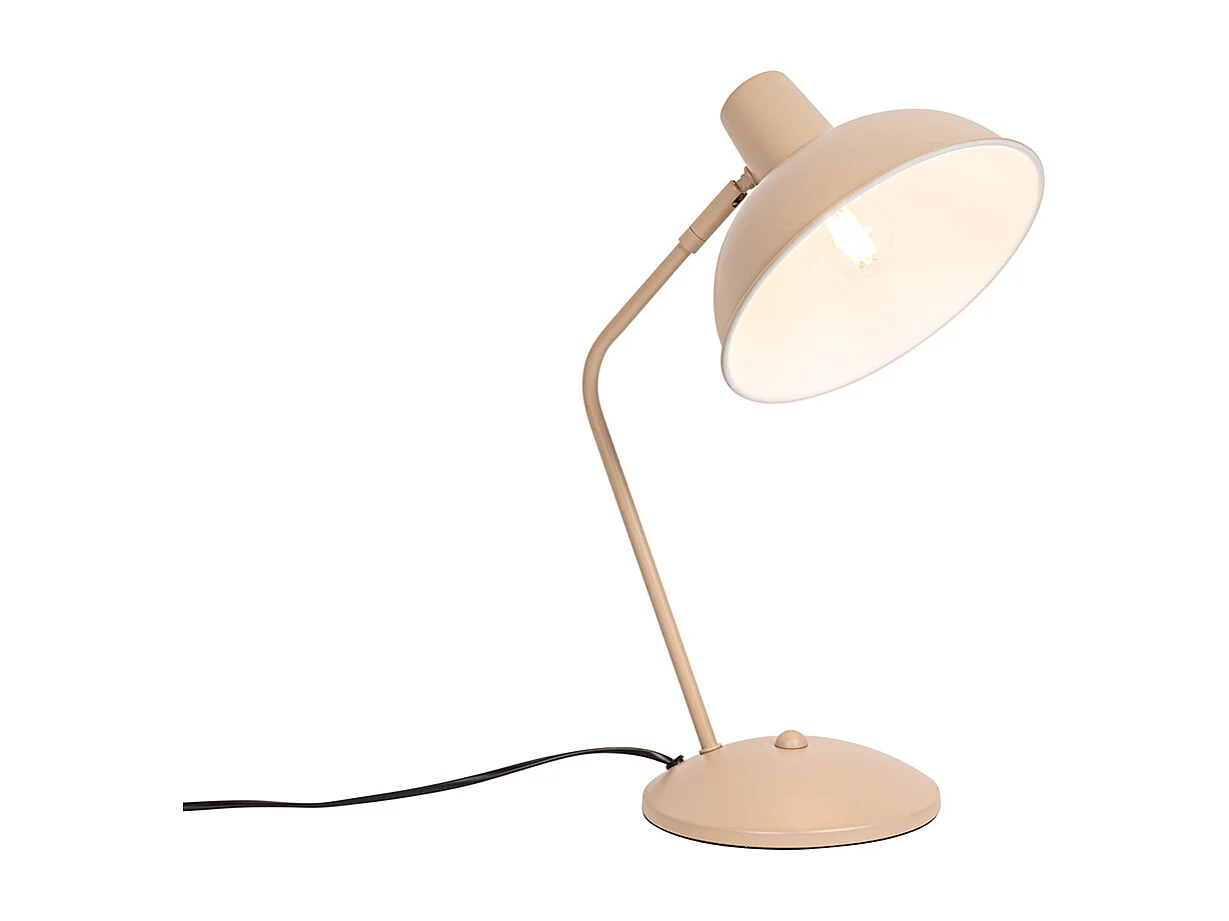 Lampe de table rétro beige - Milou