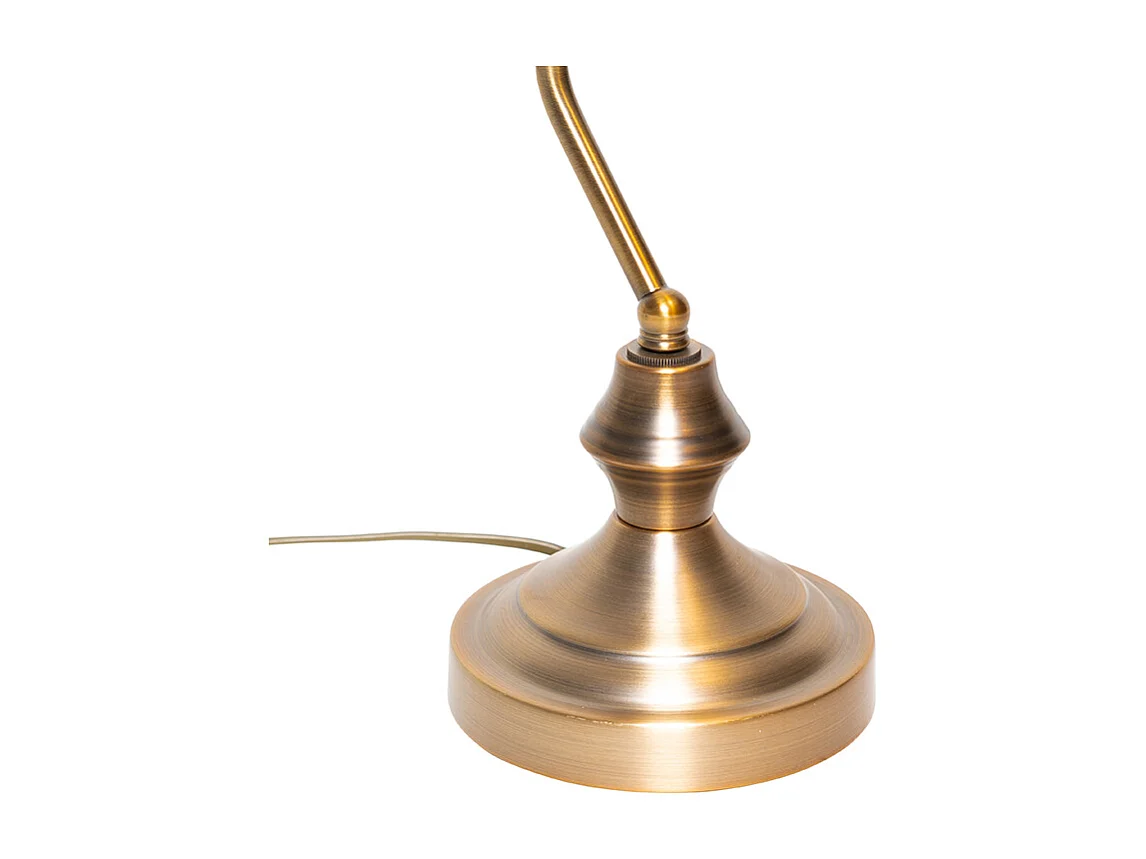Lampe de table/lampe de notaire classique bronze - Banquier