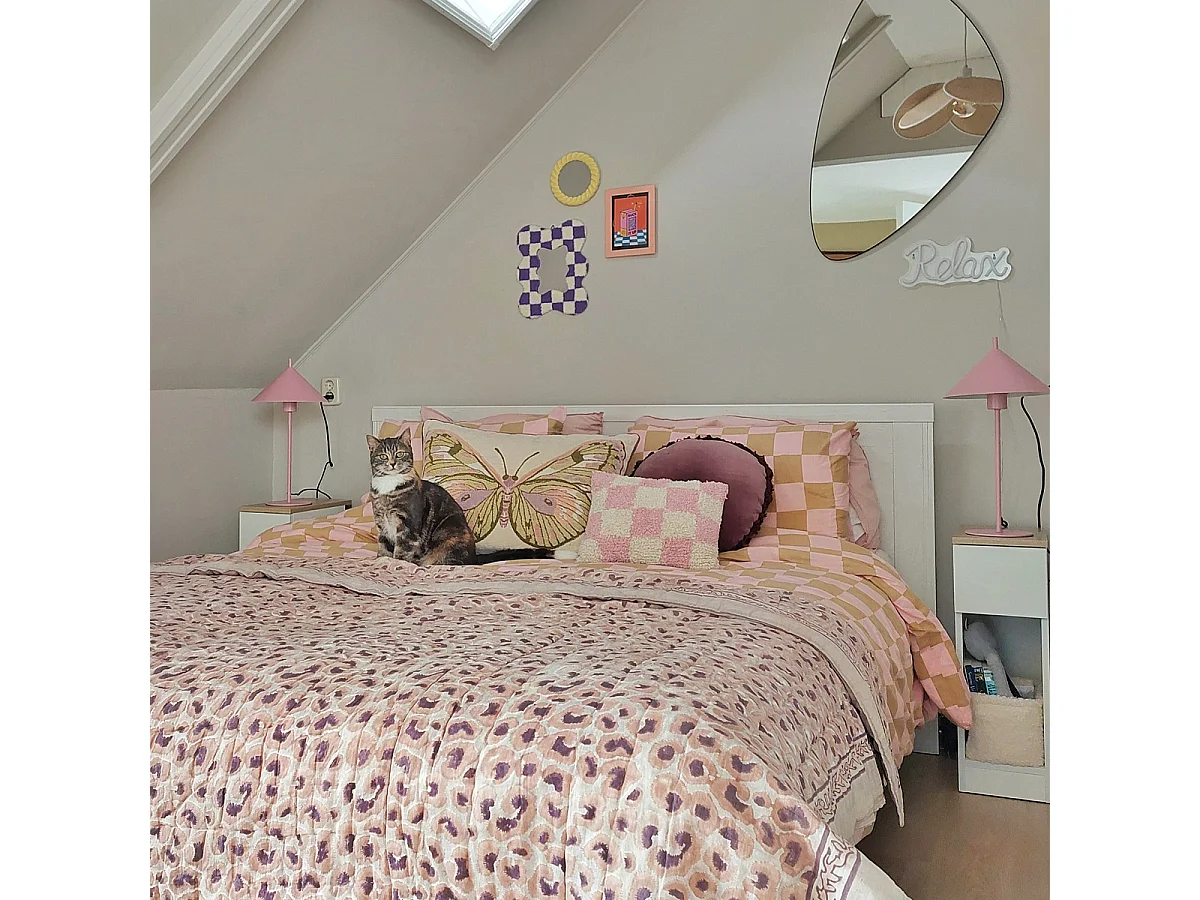 Lampe de table design rose - Triangolo