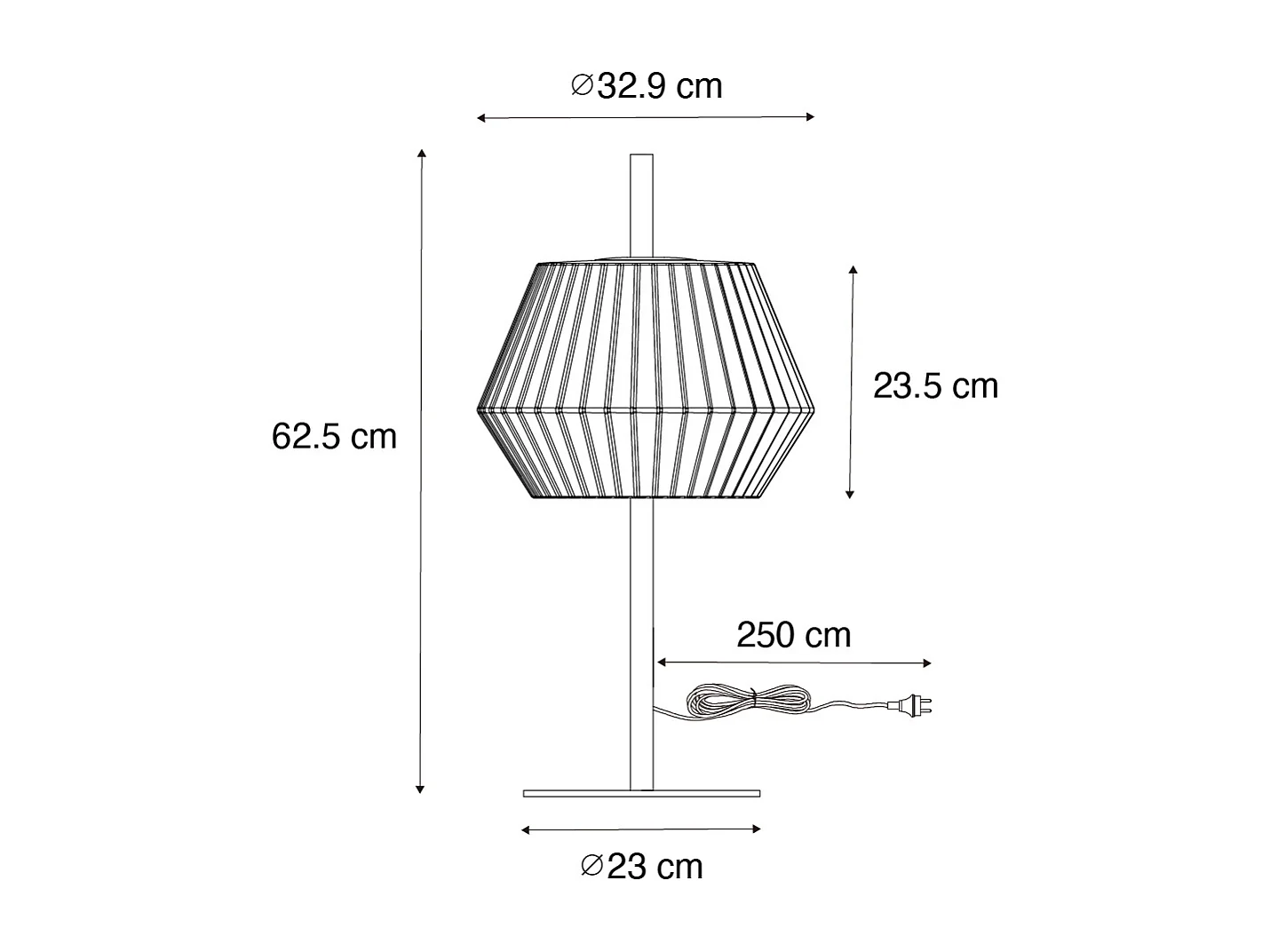 Lampe de table d'extérieur moderne noire avec abat-jour blanc IP44 - Robbert