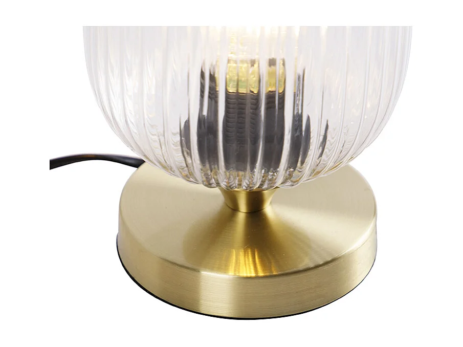 Lampe de table Art déco en laiton - Banci