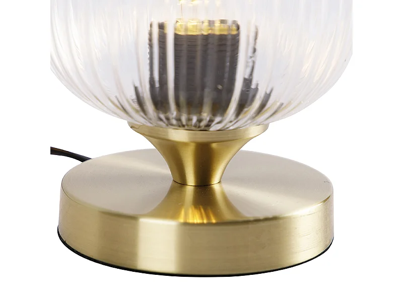 Lampe de table Art déco en laiton - Banci