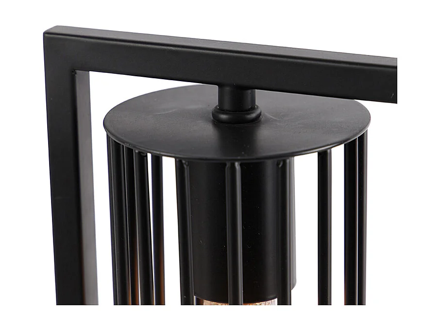 Lampe de table moderne noire - Balenco Wazo