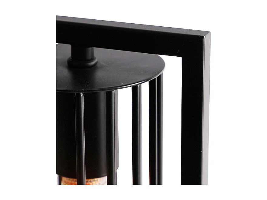 Lampe de table moderne noire - Balenco Wazo