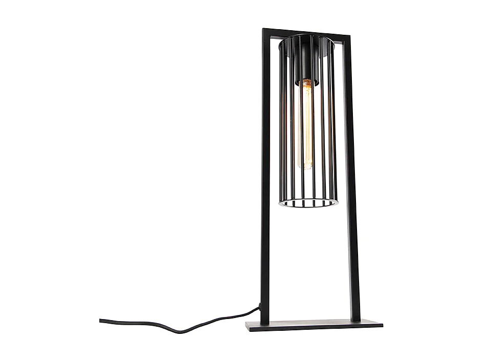 Lampe de table moderne noire - Balenco Wazo