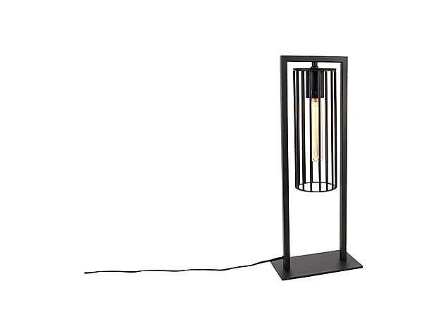 Lampe de table moderne noire - Balenco Wazo