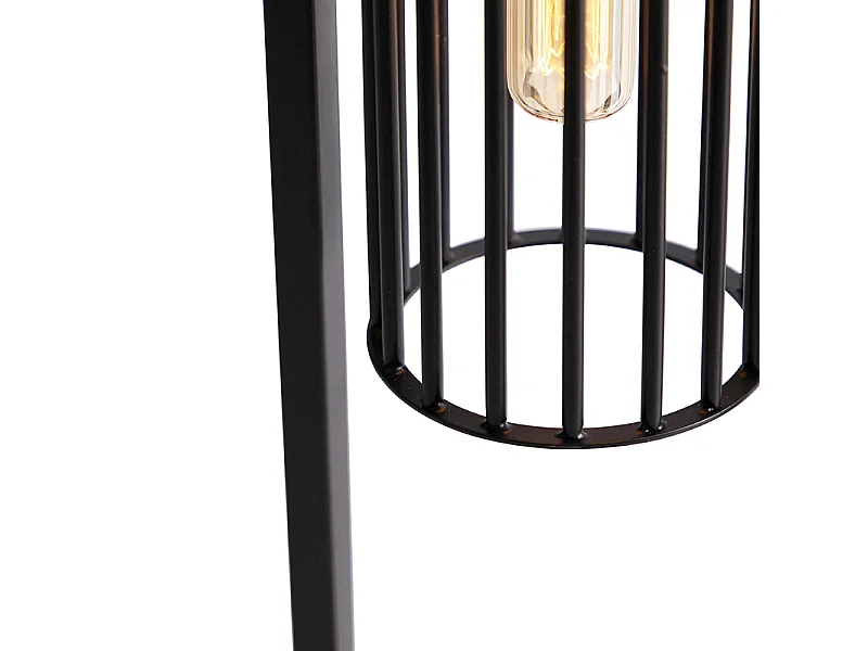 Lampe de table moderne noire - Balenco Wazo