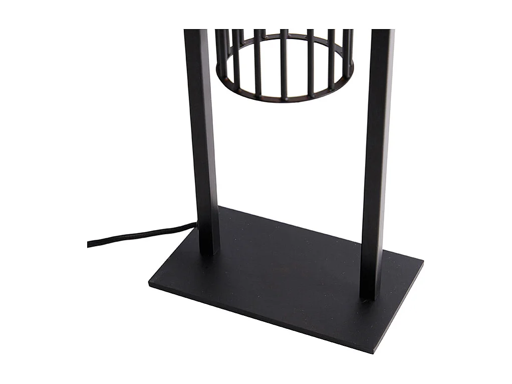 Lampe de table moderne noire - Balenco Wazo