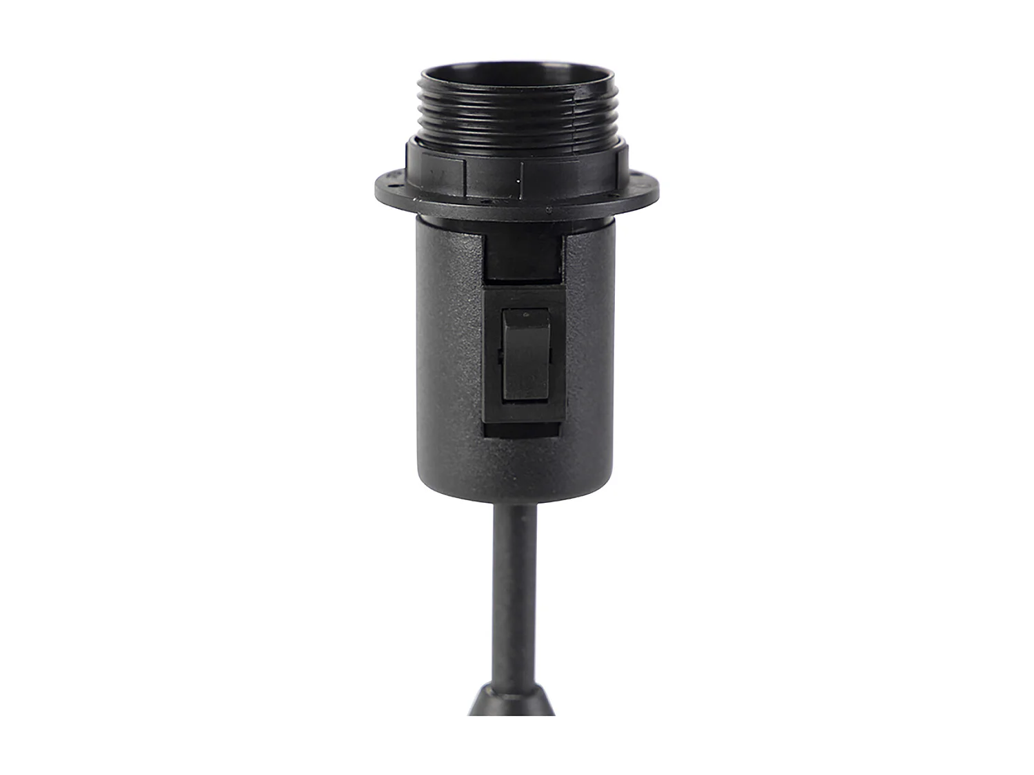 Lampe de table noire réglable avec abat-jour gris clair 35 cm - Parte