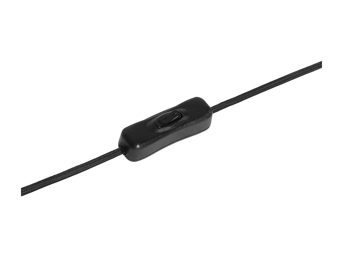 Lampe de table rétro noire avec verre clair - Eclipse