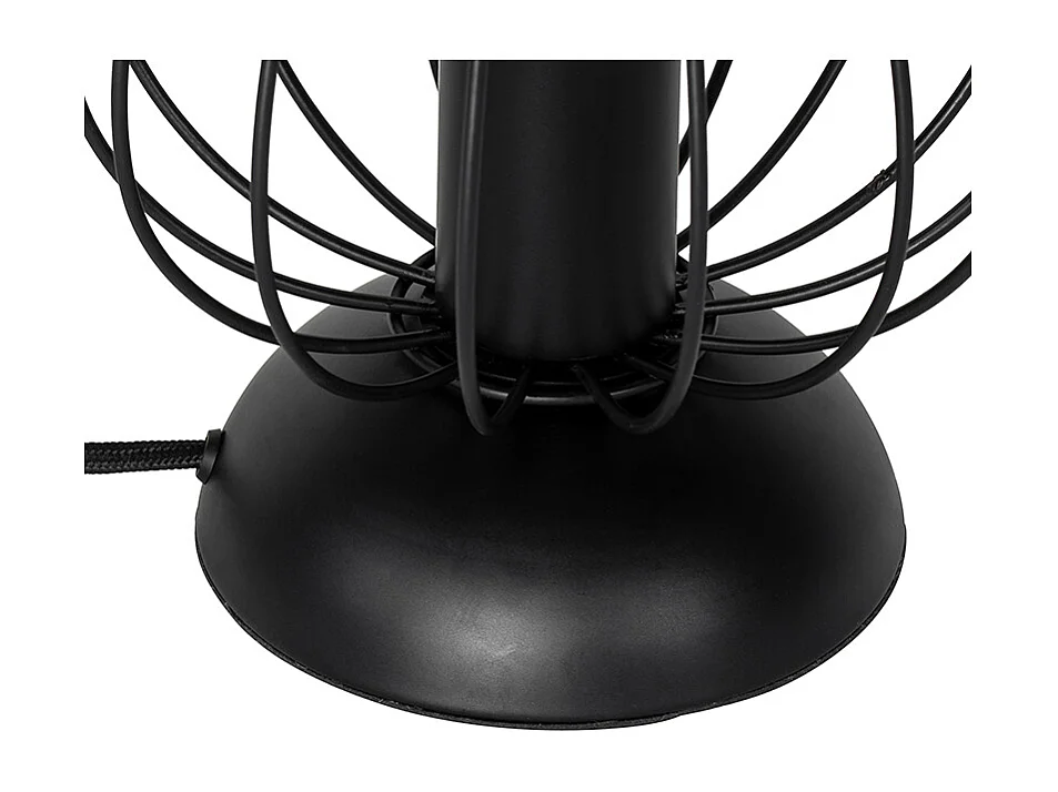 Lampe de table moderne filaire noire - Palica