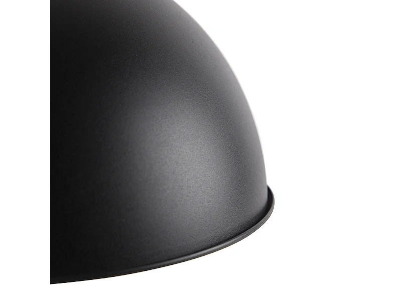 Lampe de table rétro noire avec or - Magnax