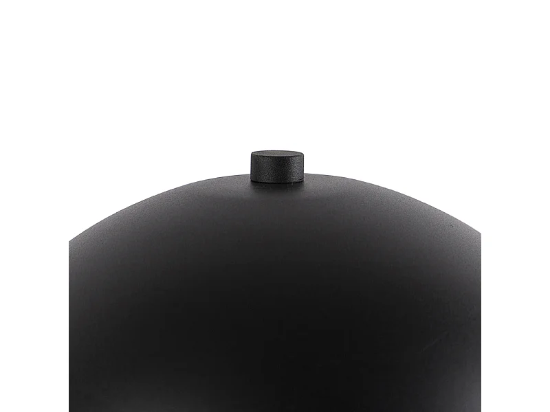 Lampe de table rétro noire avec or - Magnax