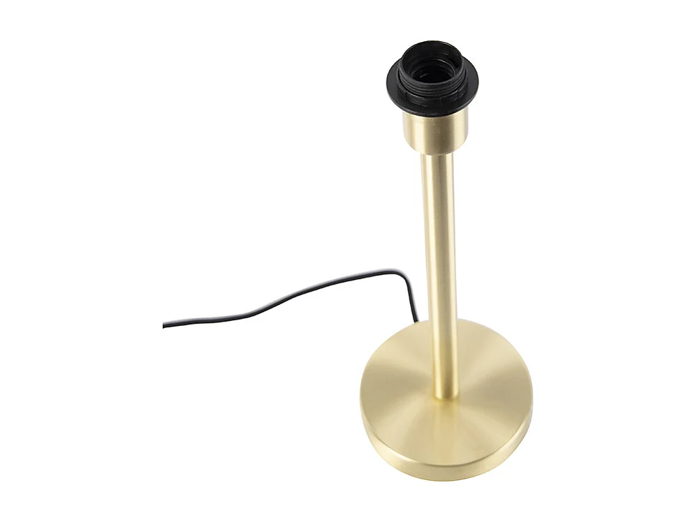 Lampe de table classique en laiton sans abat-jour - Simplo