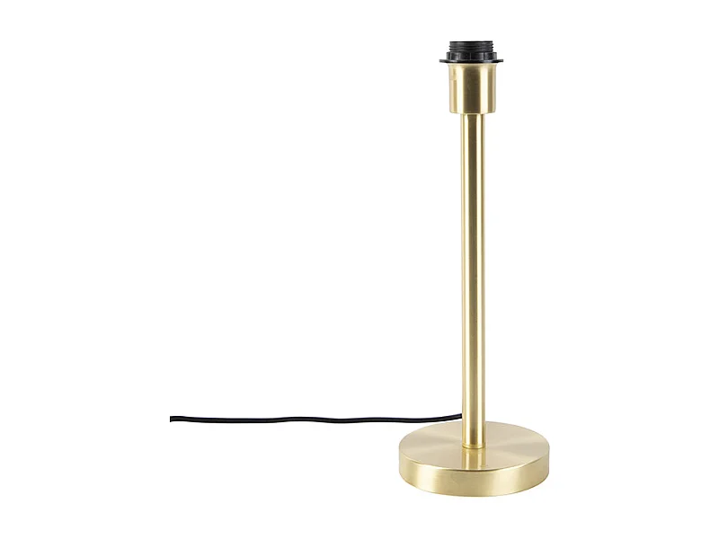 Lampe de table classique en laiton sans abat-jour - Simplo