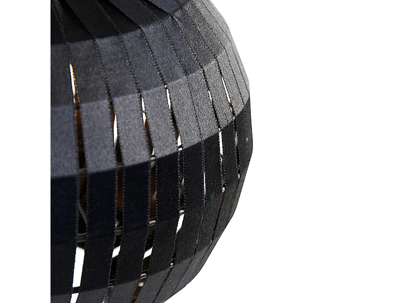 Lampe de table trépied moderne noire - Zoë