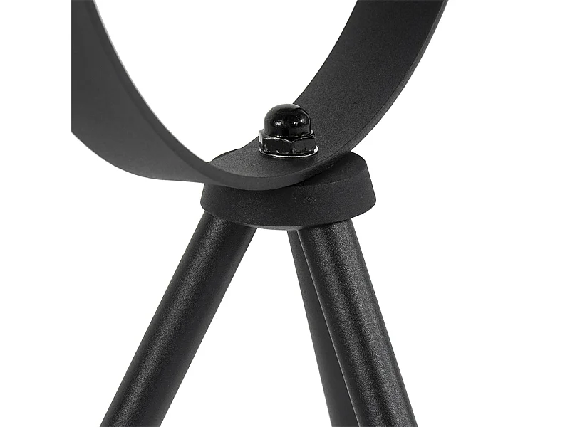 Lampe de table noire avec or 63,3 cm trépied réglable - Magnax